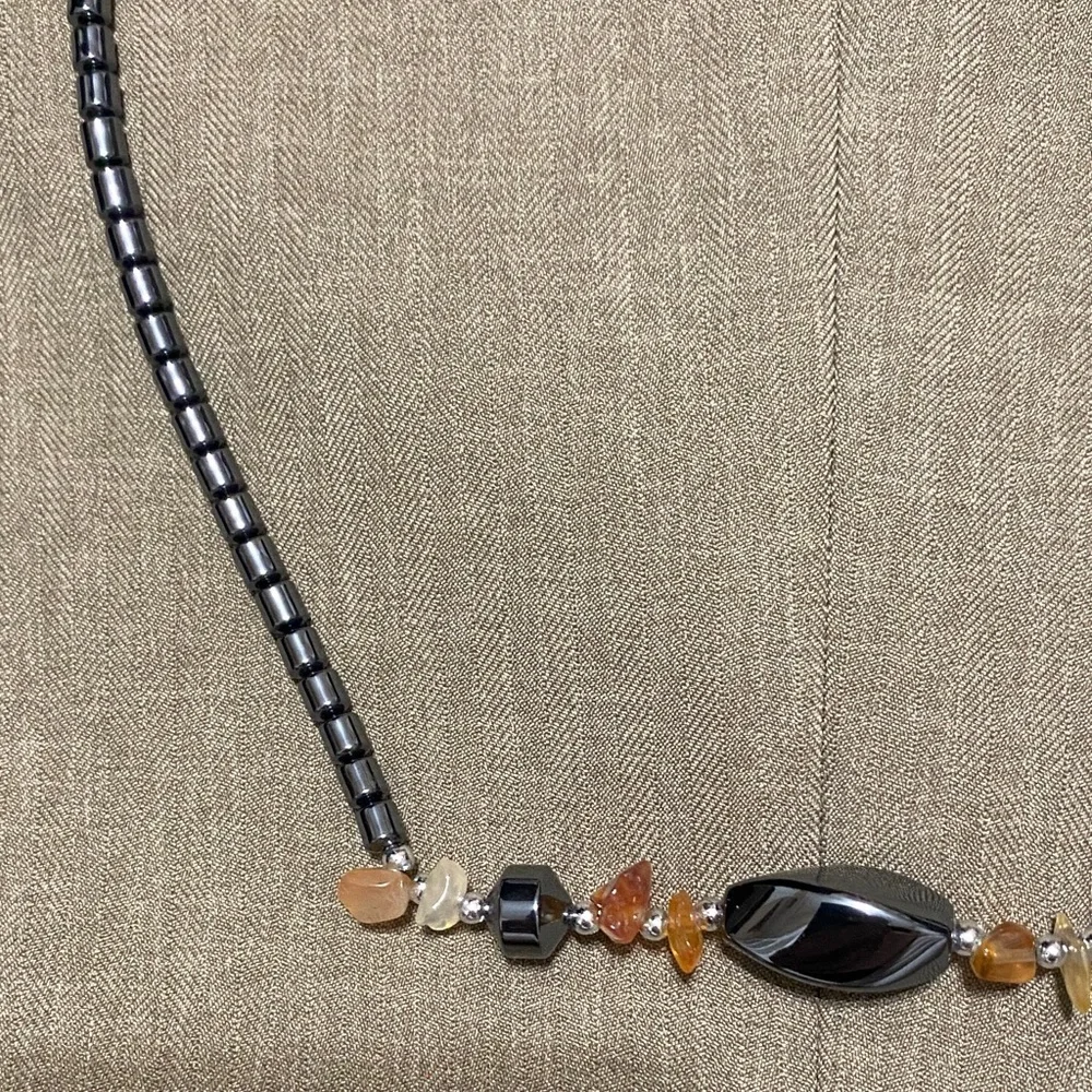 Vintage hematite necklace!